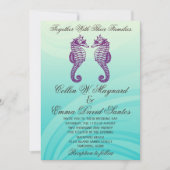 Paarse en blauwe zeehondenweddenschappen kaart (Voorkant)