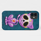 Paarse en Blauwe Zombie Suiker Kitten Case-Mate iPhone Case (Achterkant (horizontaal))