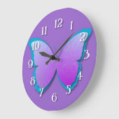 Paarse en Blauwgroen Damasvesvlinder Grote Klok (Hoek)