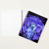 Paarse en blauwgroen hydrangea, #momlife planner (Display)