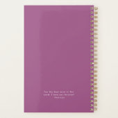 Paarse en Blauwgroen  mam-Tattoo Planner (Achterkant)