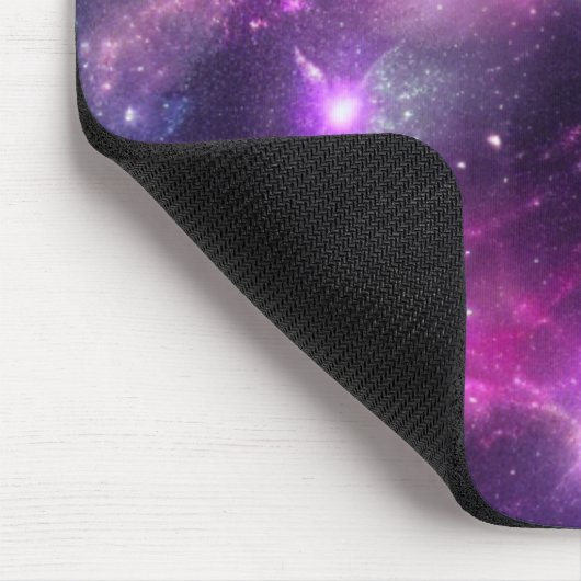 Paarse en Blauwgroen Nebula Mousepad Muismat (Hoek)