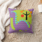 Paarse en Blue Dragon Sierkussen (Deken)