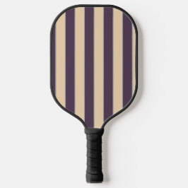 Paarse en blush roze lijn strepen patroon pickleball paddle