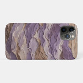 Paarse en bruine Mystic Mountain Case-Mate iPhone Case (Achterkant (horizontaal))