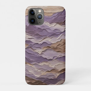 Paarse en bruine Mystic Mountain Case-Mate iPhone Case