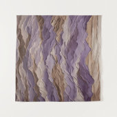 Paarse en bruine Mystic Mountain Wandkleed (Voorkant (horizontaal))