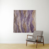 Paarse en bruine Mystic Mountain Wandkleed (In Situ (horizontaal))