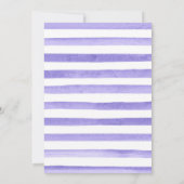 Paarse en Cream Flowers Eerste Heilige Communie Kaart (Achterkant)