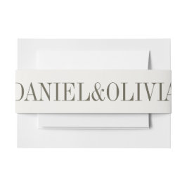 Paarse en Crème Bloemen Bordered Wedding Uitnodigingen Wikkel