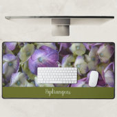 Paarse en Crème Hydrangea Botanische Fotografie Bureaumat