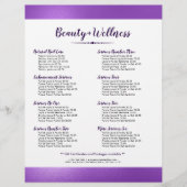 Paarse en diepPaarse Laurel Wreath Flyer (Voorkant)