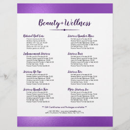 Paarse en diepPaarse Laurel Wreath Flyer