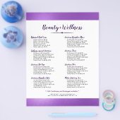 Paarse en diepPaarse Laurel Wreath Flyer (Enkel)