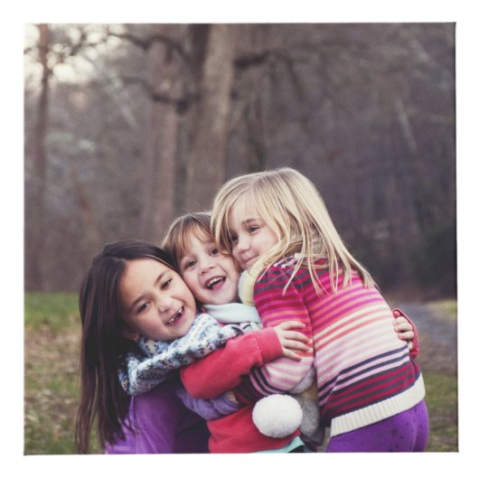 Paarse en Faux Gold Confetti - Foto's uit de famil Kubus (Voorkant)