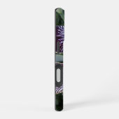 Paarse en Gele Bearless Irissen Bloemen iPhone 16 Hoesje (Rechterkant)