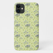 paarse en gele bloemen Case-Mate iPhone case (Achterkant)
