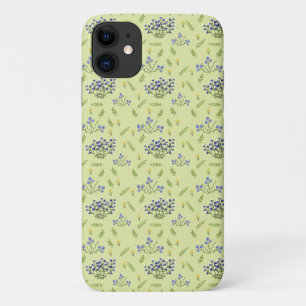 paarse en gele bloemen Case-Mate iPhone case