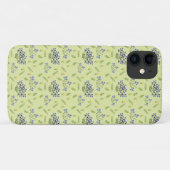 paarse en gele bloemen Case-Mate iPhone case (Achterkant (horizontaal))