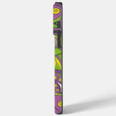 Paarse en gele caleidoscoop Case-Mate iPhone case (Achterkant / Links)