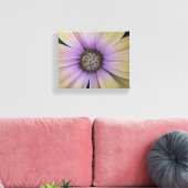 Paarse en gele Daisy Flower Canvas Afdruk (Insitu (Woonkamer))