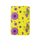 Paarse en gele douchebadkamer badmat (Voorkant Verticaal)