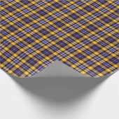 Paarse en gele goudschaal cadeaupapier (Hoek)