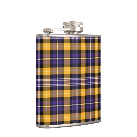 Paarse en gele goudschaal heupfles (Rechts)