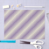 Paarse en Gele Gradiëntcirkels Tissuepapier (Craft)