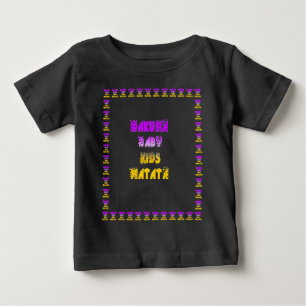 Paarse en gele Hakuna Matata Baby Kinderen G