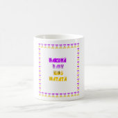 Paarse en gele Hakuna Matata Baby Kinderen G Koffiemok (Center)