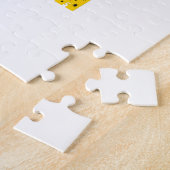 Paarse en gele Hakuna Matata Baby Kinderen G Legpuzzel (Zijkant)