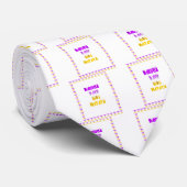 Paarse en gele Hakuna Matata Baby Kinderen G Stropdas (Opgerold)