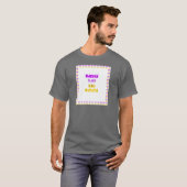 Paarse en gele Hakuna Matata Baby Kinderen G T-shirt (Voorkant volledig)