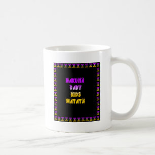 Paarse en gele Hakuna Matata Baby Kinderen Gifts a Koffiemok