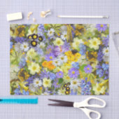 Paarse en Gele Landbouwers Tissuepapier (Craft)