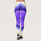 Paarse en gele Leggings (Achterkant)