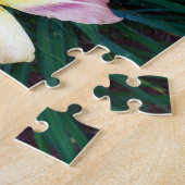 Paarse en gele Lily Puzzle Legpuzzel (Zijkant)
