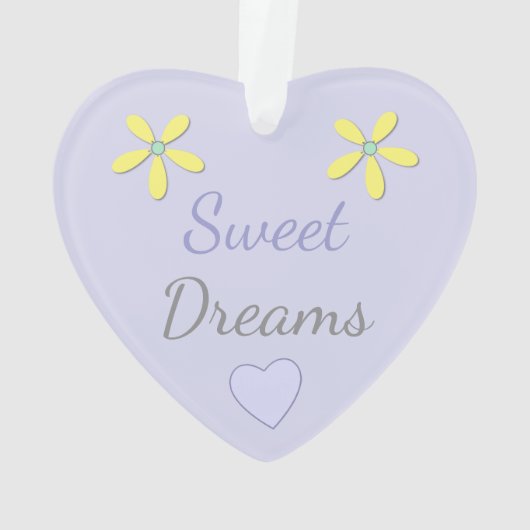 Paarse en gele met uil en baby naam ornament (achterkant)