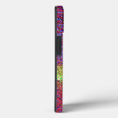 Paarse en gele mozaïek Case-Mate iPhone-hoes iPhone Case (Achterkant / Rechts)