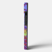 Paarse en gele mozaïek Case-Mate iPhone-hoes iPhone Case (Achterkant / Links)