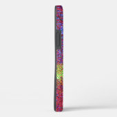 Paarse en gele mozaïekHoesje-Mate iPhone case (Achterkant / Rechts)