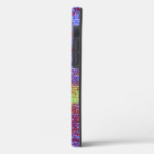 Paarse en gele mozaïekHoesje-Mate iPhone case (Achterkant / Links)