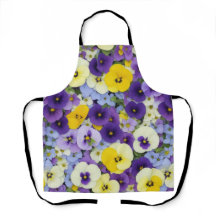 Paarse en gele Pansy Flowers