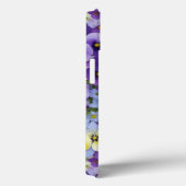 Paarse en gele Pansy Flowers Telefoon Case (Achterkant / Rechts)