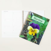 Paarse en gele Pansy Planner (Display)