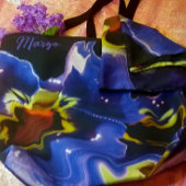 Paarse en gele Passion Canvas tas