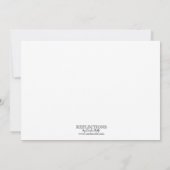 Paarse en gele scholenpartij kaart (Achterkant)