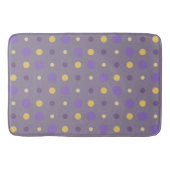 Paarse en gele stippen badmat (Voorkant)