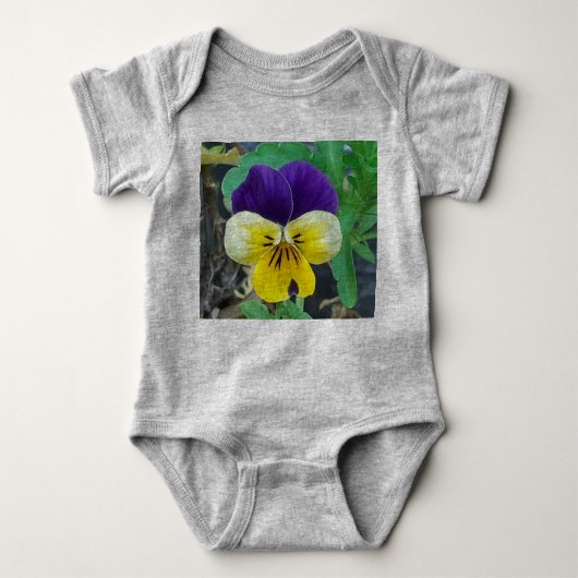 Paarse en gele violen romper (Voorkant)